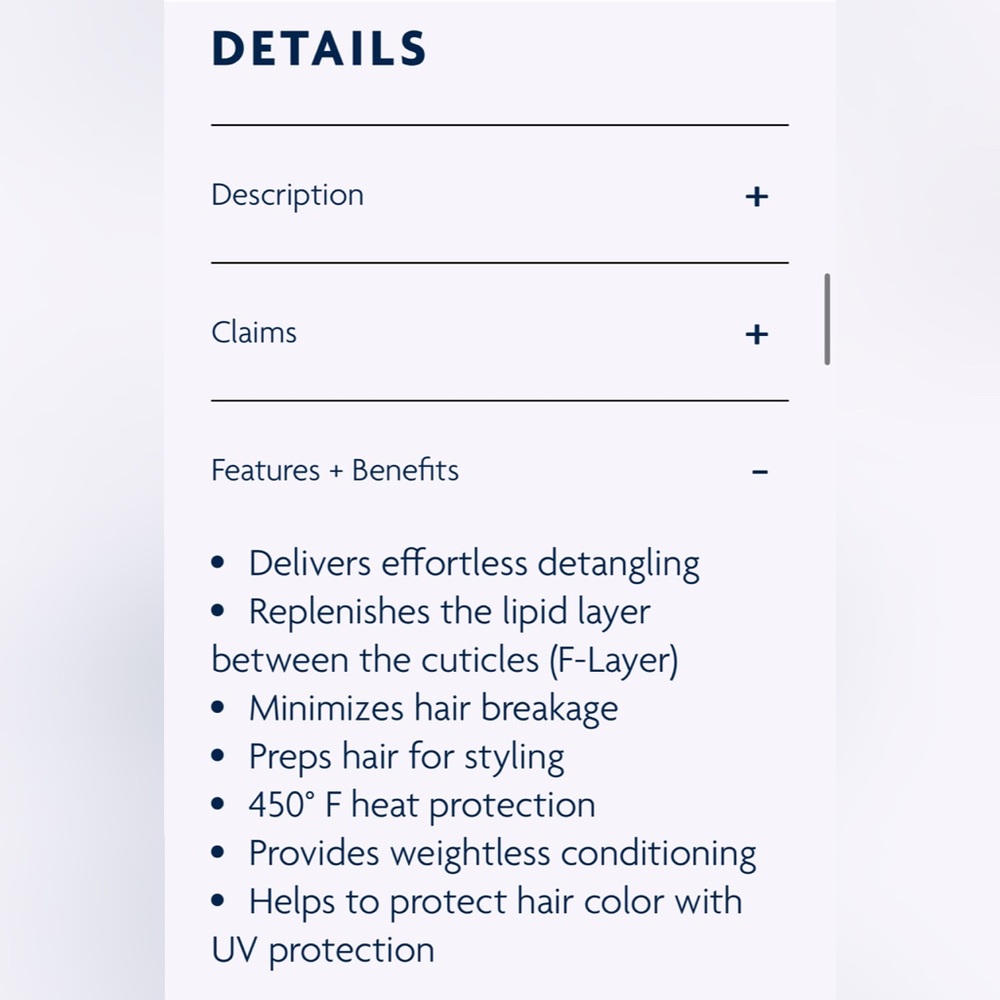 NEW R+Co BLEU F-Layer Detangling Mist - Picture 4 of 5